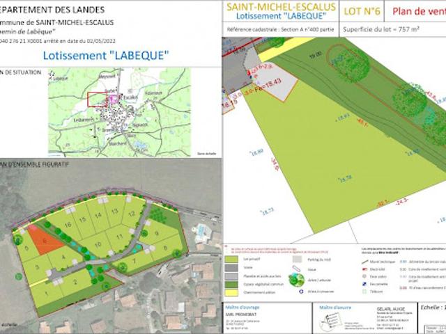 Terrain vente à Dax, Castets