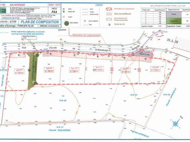 Terrain vente à Oloron-Sainte-Marie, Navarrenx