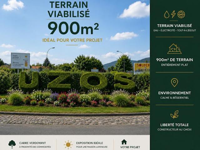 Terrain vente à Pau, Uzos