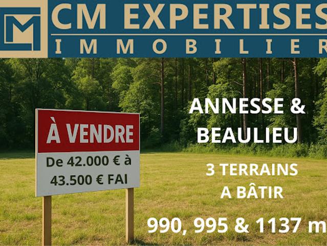 Terrain vente à Périgueux, Annesse-et-beaulieu