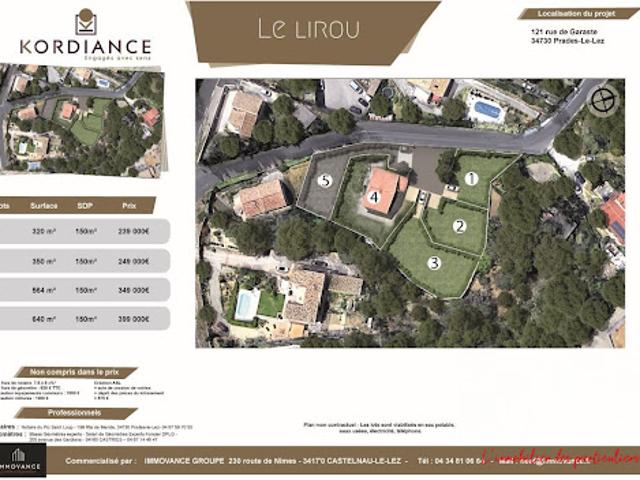 Terrain vente à Prades-le-lez, Les Écureuils