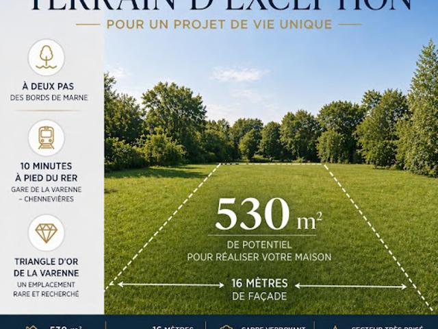 Terrain vente à Nogent-sur-Marne, Saint-maur-des-fossés
