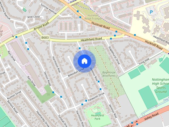 House for rent in Bulwell, City of Nottingham