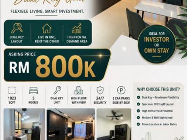 Condominium for sale in Johore Bahru, Johor