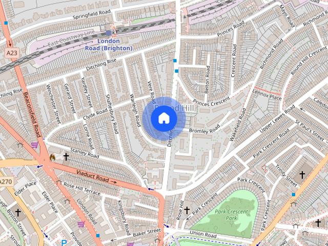 House for rent in Hanover & Queen's Park, Brighton