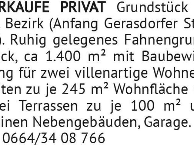 Grundstück kaufen in Floridsdorf, Wien