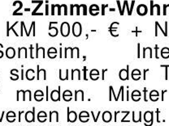 Wohnung mieten in Sontheim, Heilbronn