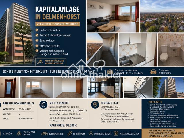 Apartment kaufen in Delmenhorst, Niedersachsen
