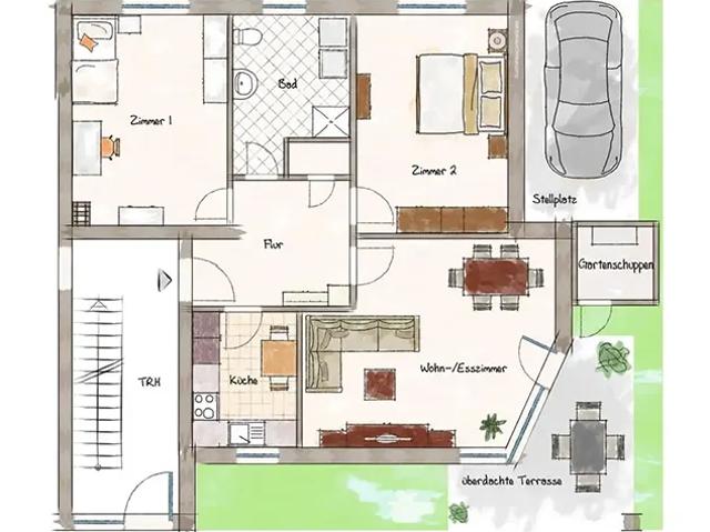 Apartment mieten in Eilendorf, Buxtehude