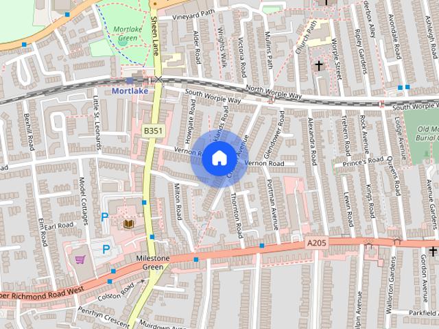House for rent in Mortlake, Greater London