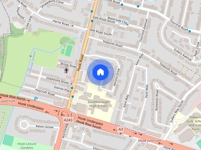 Apartment for rent in Hook, Greater London