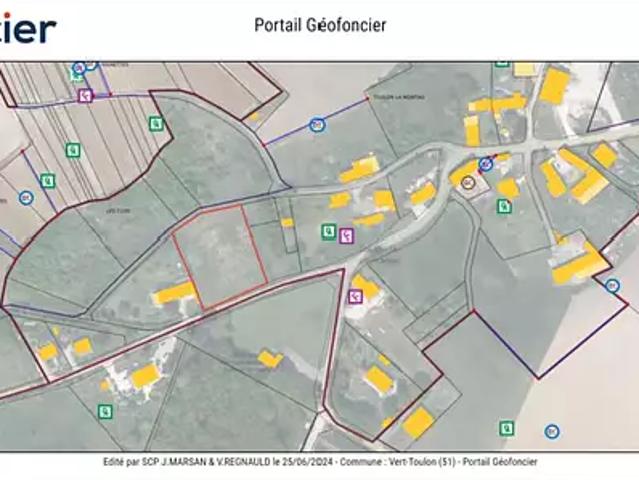 Terrain vente à Épernay, Vert-toulon
