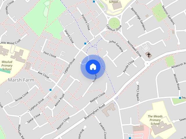 House for rent in Marsh Farm, Luton