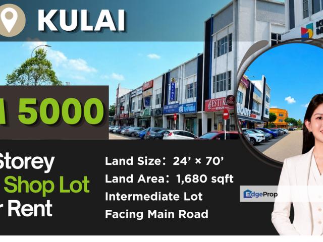 Shop for rent in Kulai, Johor