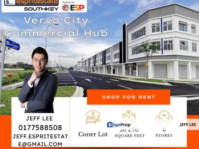 Shop for rent in Kulai, Johor