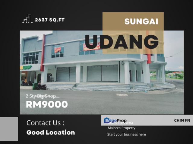Shop for rent in Sungai Udang, Malaka