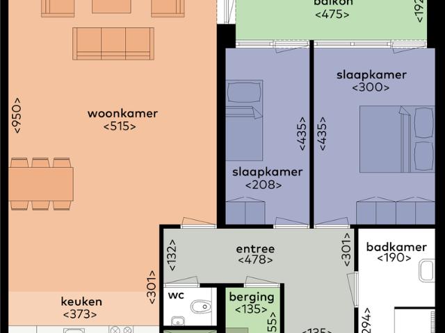 Appartement te huur in Purmerend, Noord Holland