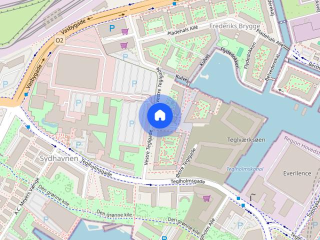 Zimmer til leje i Vesterbro, København