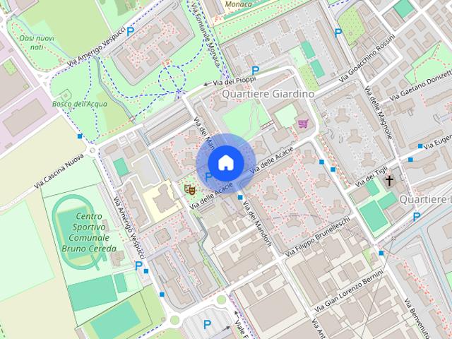 Appartamento in affitto a Quartiere Giardino, Cesano Boscone