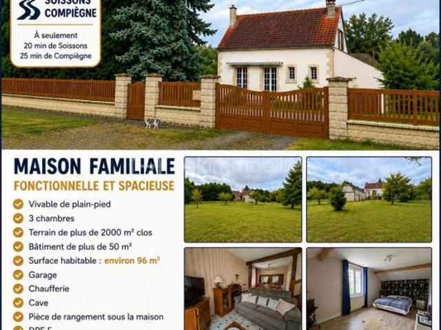 Maison vente à Soissons, Vic-sur-aisne