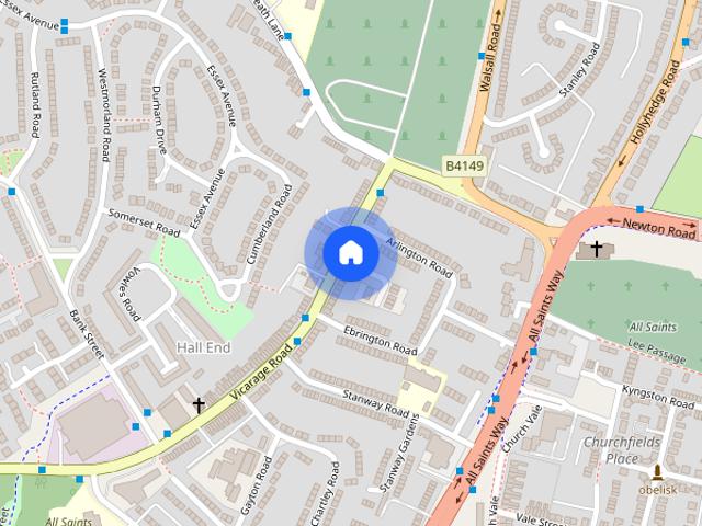 Room for rent in Hall End, West Bromwich