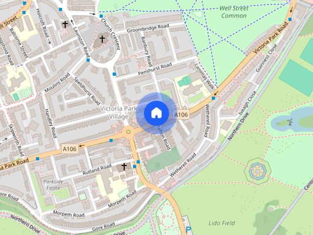 Apartment for rent in Victoria Park Village, Greater London