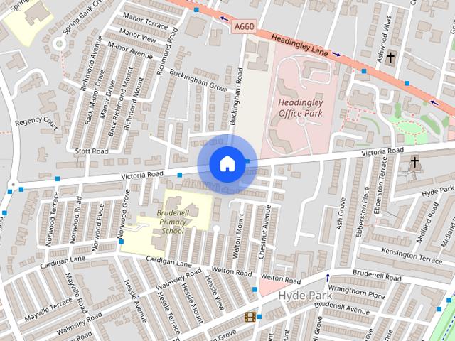 House for rent in Hyde Park, Leeds
