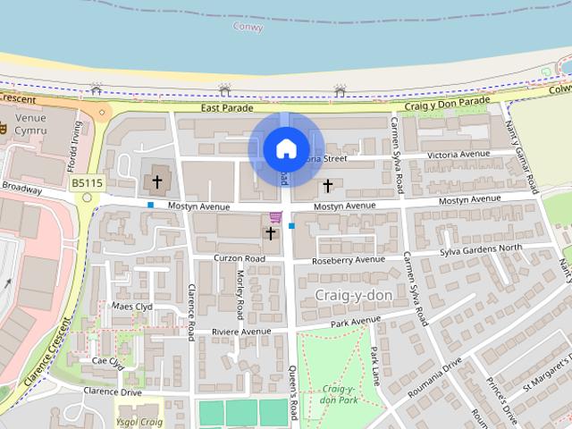 House for rent in Llandudno, Wales
