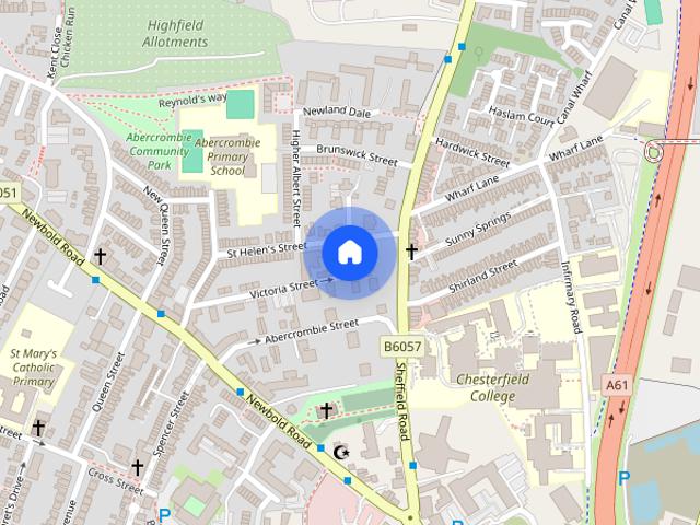 House for rent in Tapton, Chesterfield