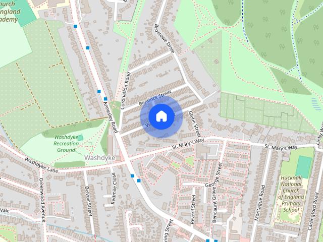 House for rent in Wighay, Hucknall