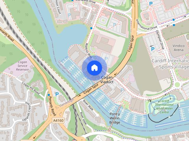 Apartment for rent in Cardiff International Sports Village, Falcon Lodge