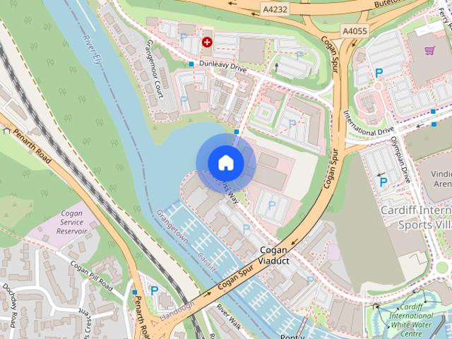 Apartment for rent in Cardiff International Sports Village, Cardiff