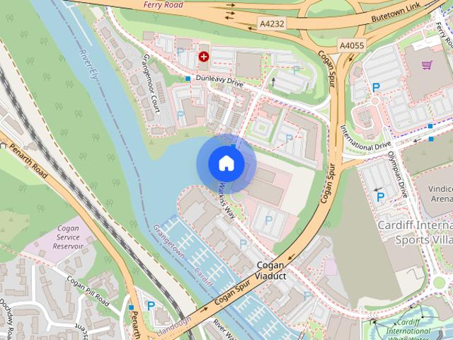 Apartment for rent in Cardiff International Sports Village, Falcon Lodge