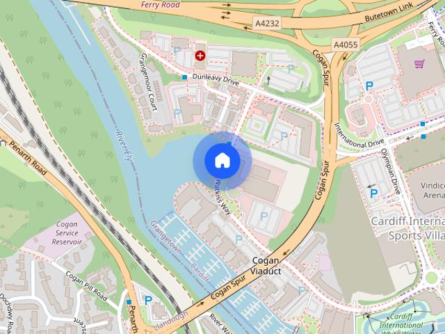 Apartment for rent in Cardiff International Sports Village, Falcon Lodge