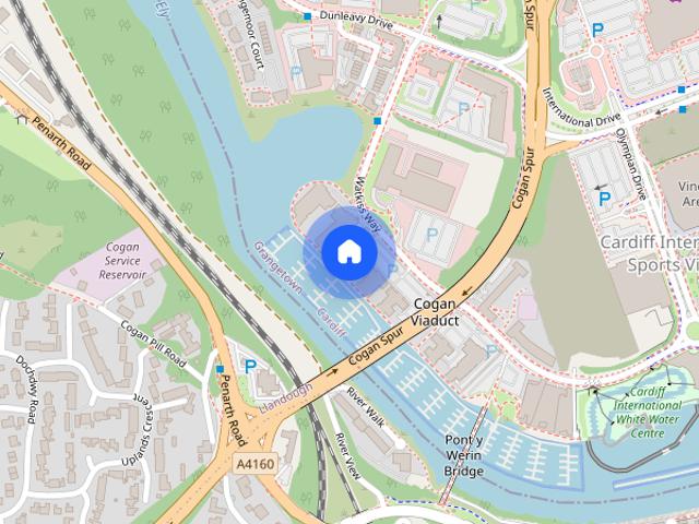 Apartment for rent in Cardiff International Sports Village, Cardiff