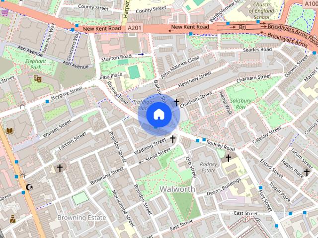 Apartment for rent in Browning Estate, Greater London