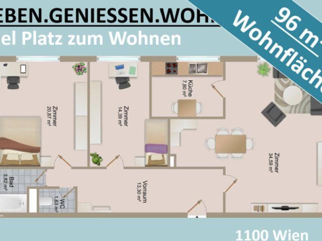 Apartment mieten in KG Inzersdorf Stadt, Wien