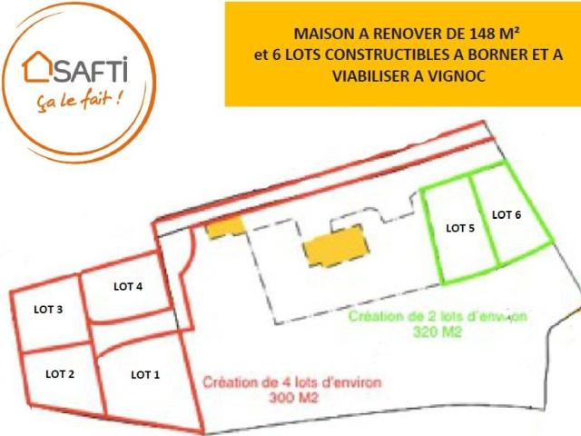 Maison vente à Vignoc, Ille-et-Vilaine