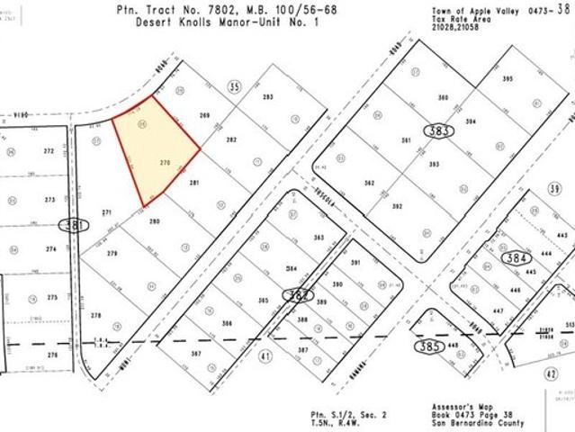 Land for sale in Apple Valley, California