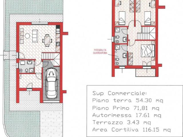 Villa Schiera in vendita a Canali, Re