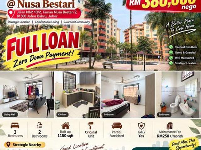 Apartment for sale in Johore Bahru, Johor
