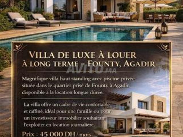 Propriété location à Founty, Agadir