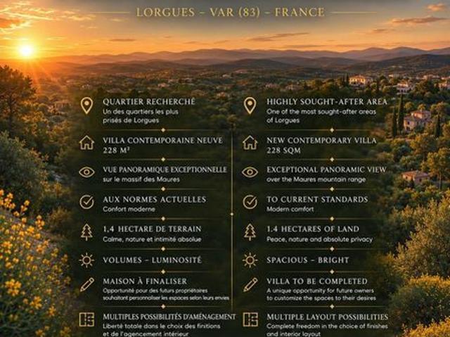 Villa vente à Arrondissement de Draguignan, Lorgues