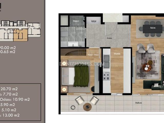 Erdemli, Mersin içerisinde satılık Villa