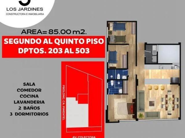 Departamento venta en Chiclayo, Lambayeque