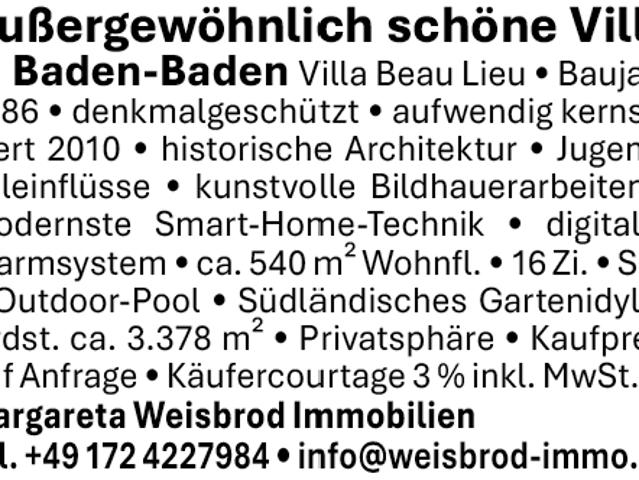 Villa kaufen in Baden-Baden