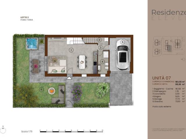 Villa Indipendente in vendita a Mandriola, Albignasego