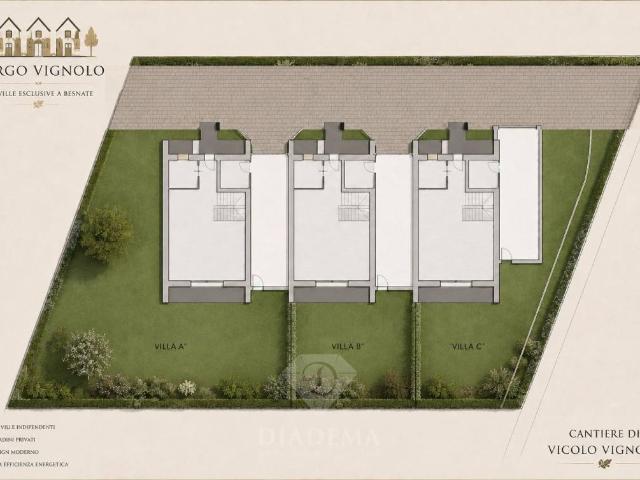 Villa Indipendente in vendita a Besnate, Lombardia