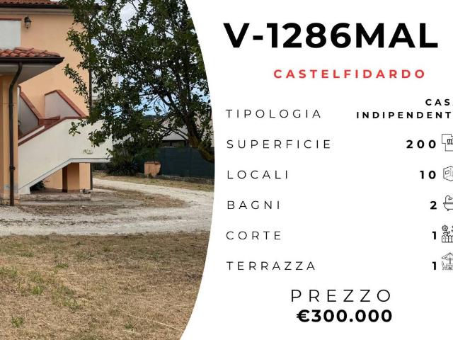 Villa Indipendente in vendita a Acquaviva, Marche