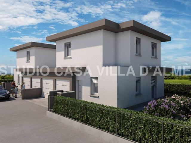 Villa Indipendente in vendita a Chiuduno, Lombardia